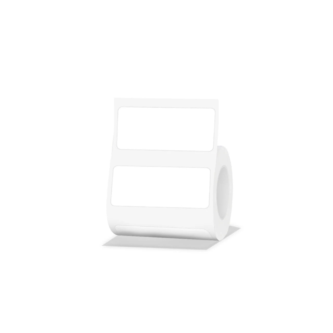 Large Narrow White Rectangular Labels - 320 per roll ▭