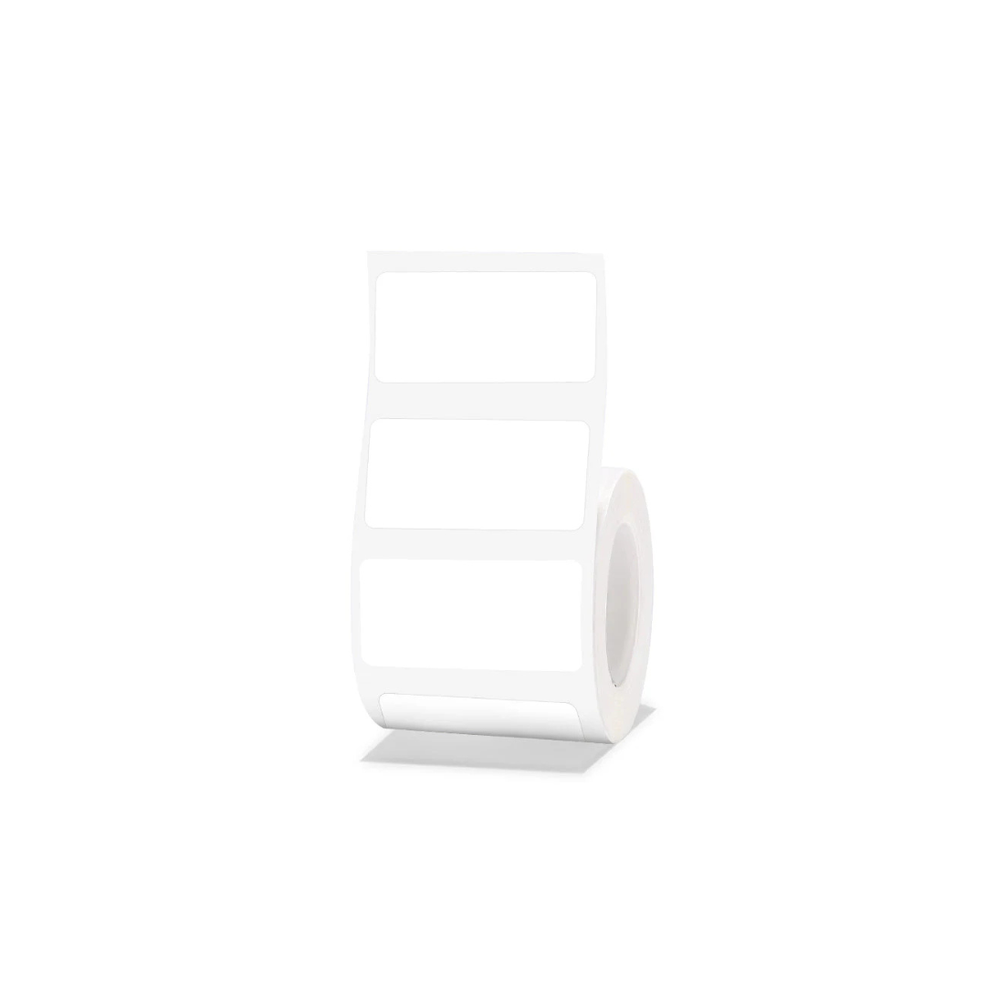 Medium Narrow White Rectangular Labels - 320 per roll ▭