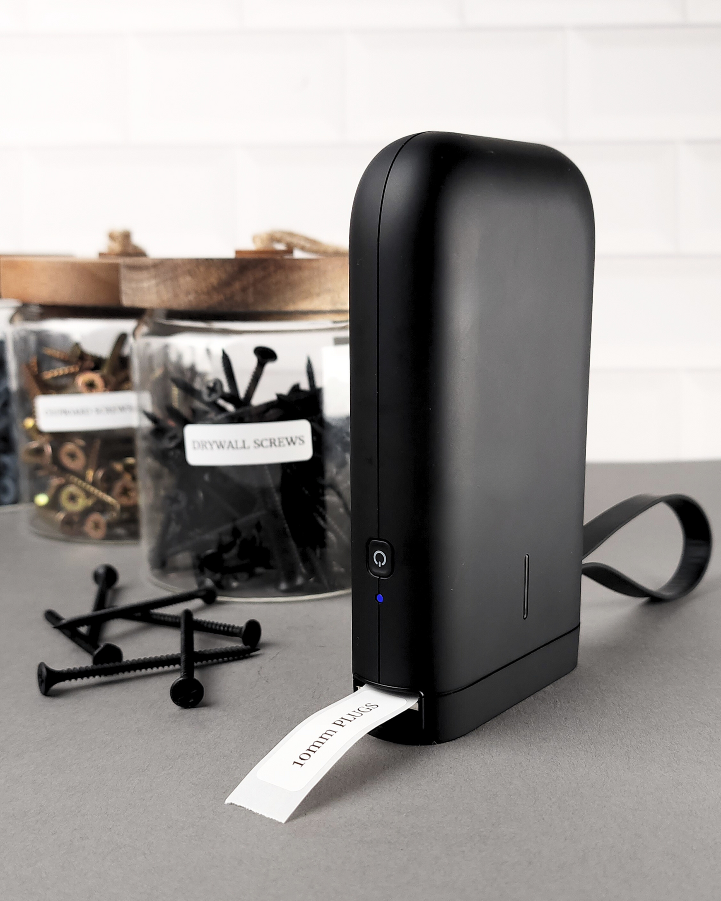 The Black Mini-Business Label Printer + Free Roll of 160 Labels