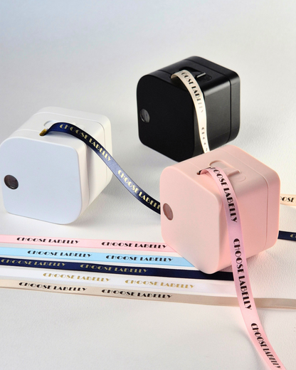 The White Home Label Printer + Free 4m White Label Tape
