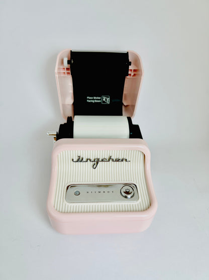 The Pink Labelly Printer + Free Roll of 230 Labels