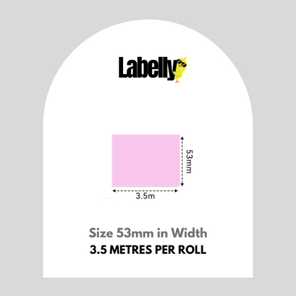 3x Pink, Yellow and Blue Color Paper - 3.5m per roll