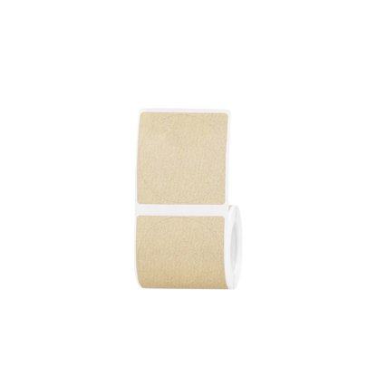 Large Kraft Color Round Labels - 145 per roll