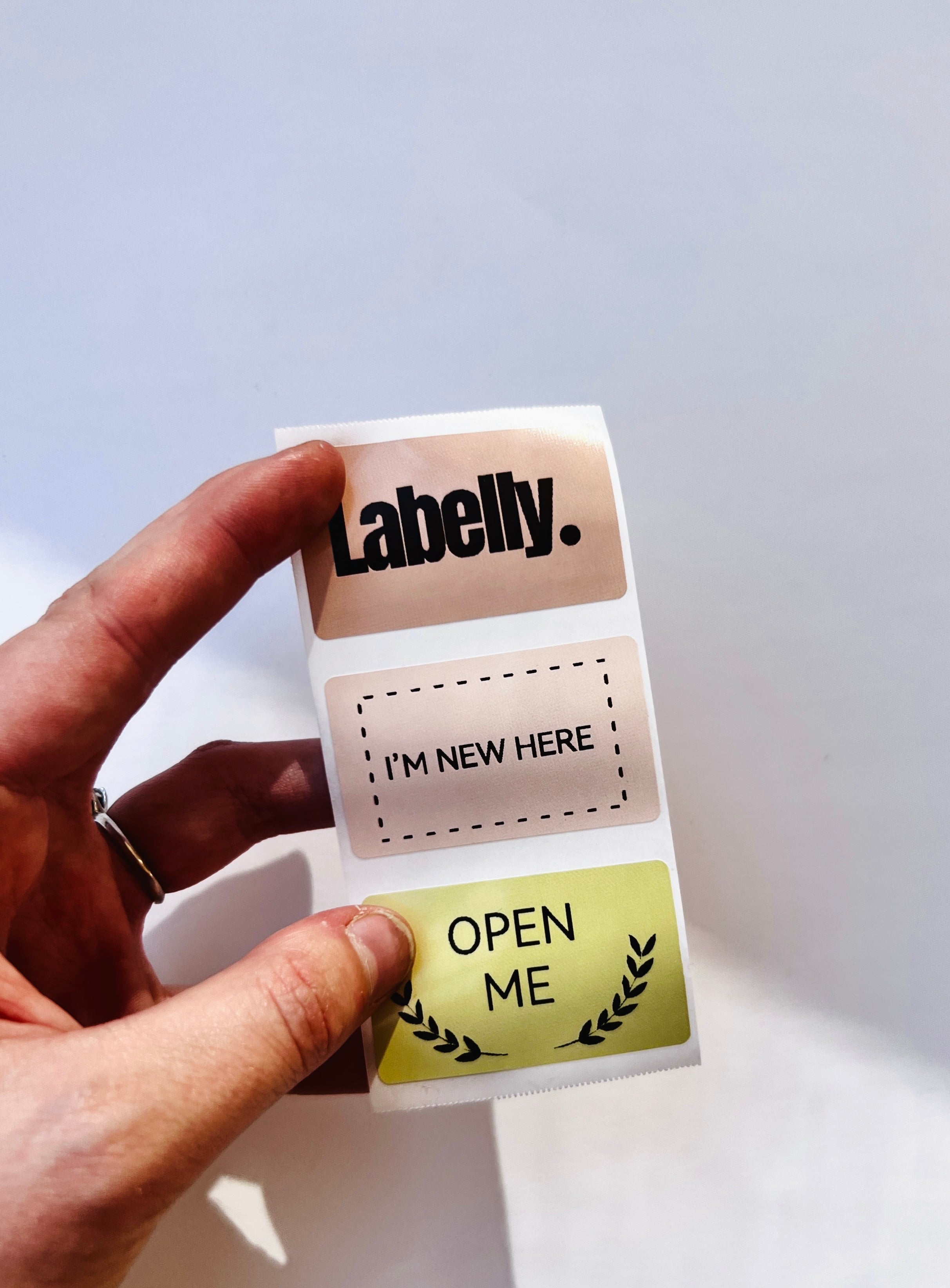 Nude Colored Labels - 230 per roll 🤎 – Labelly