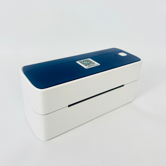 The Blue Shipping Label Printer + Free Label Holder for Rolls