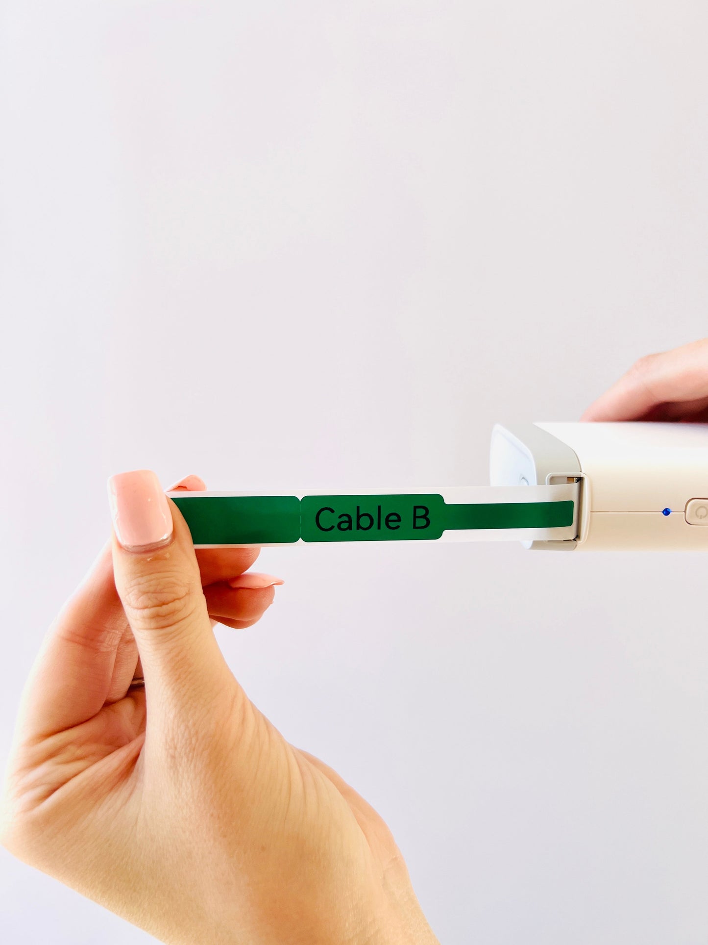 Green Cable Mini-Labels - 120 per roll 🔌📗