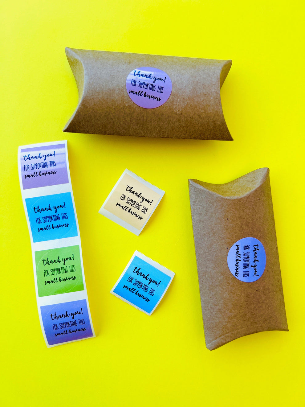 Multi-Colored Round Labels - 210 per roll – Labelly Team