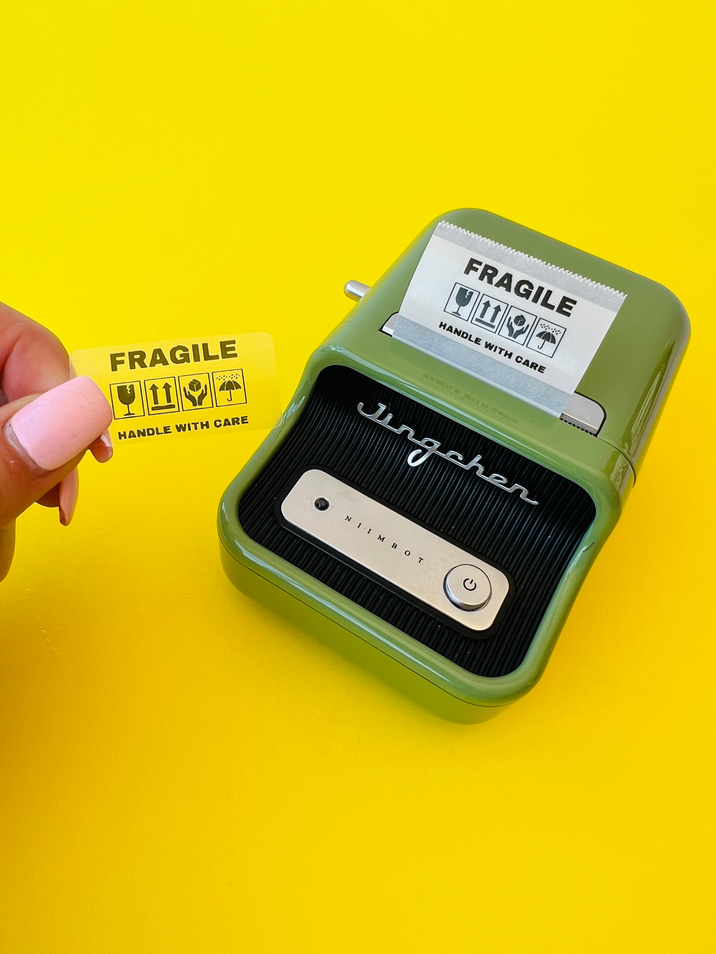 Small Transparent Rectangular Labels - 320 per roll – Labelly Team