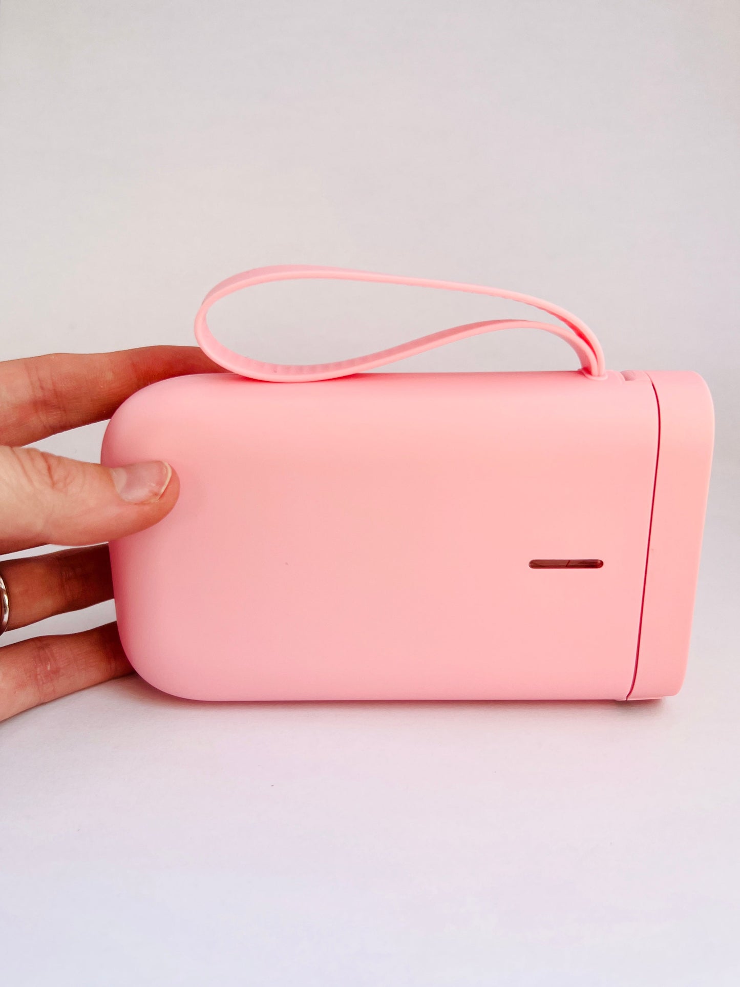 The Pink Mini-Business Label Printer + Free Roll of Labels