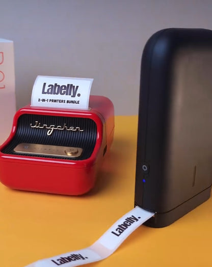 The Red Business Label Printer + Free Roll of 230 Labels