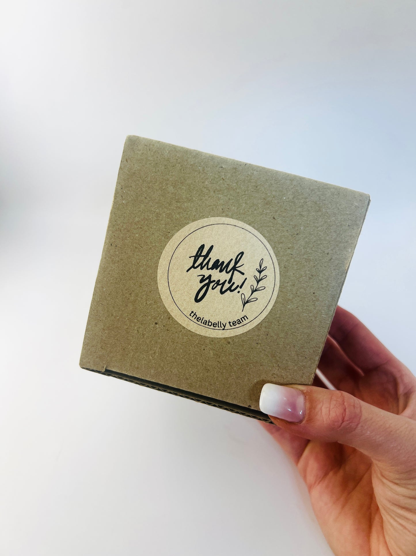 Large Kraft Color Round Labels - 145 per roll