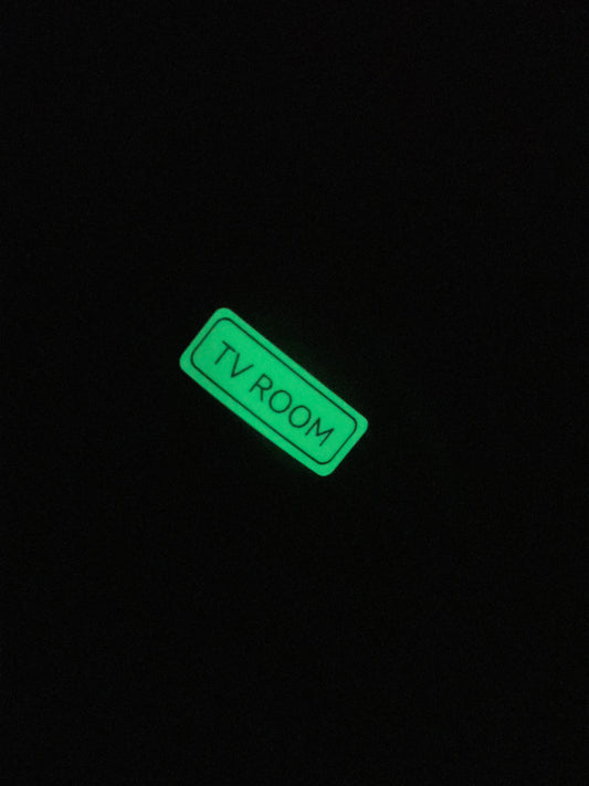 Glow-in-the-Dark Mini-Labels - 120 per roll 💡