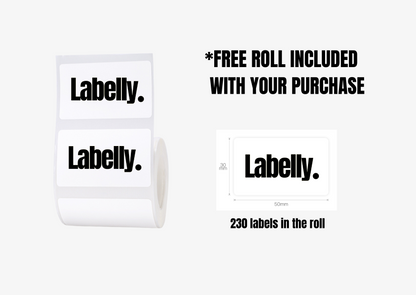 The Black Business Label Printer + Free Roll of 230 Labels